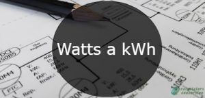 watts a kwh-min