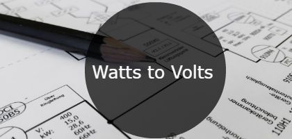volts to watts