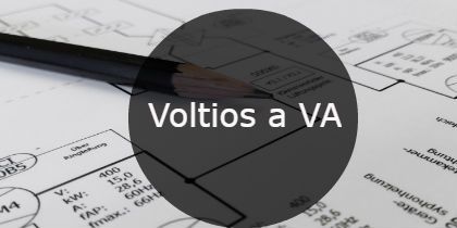 Calculadora Voltios a VA