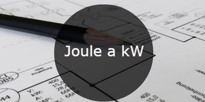 joule a kW